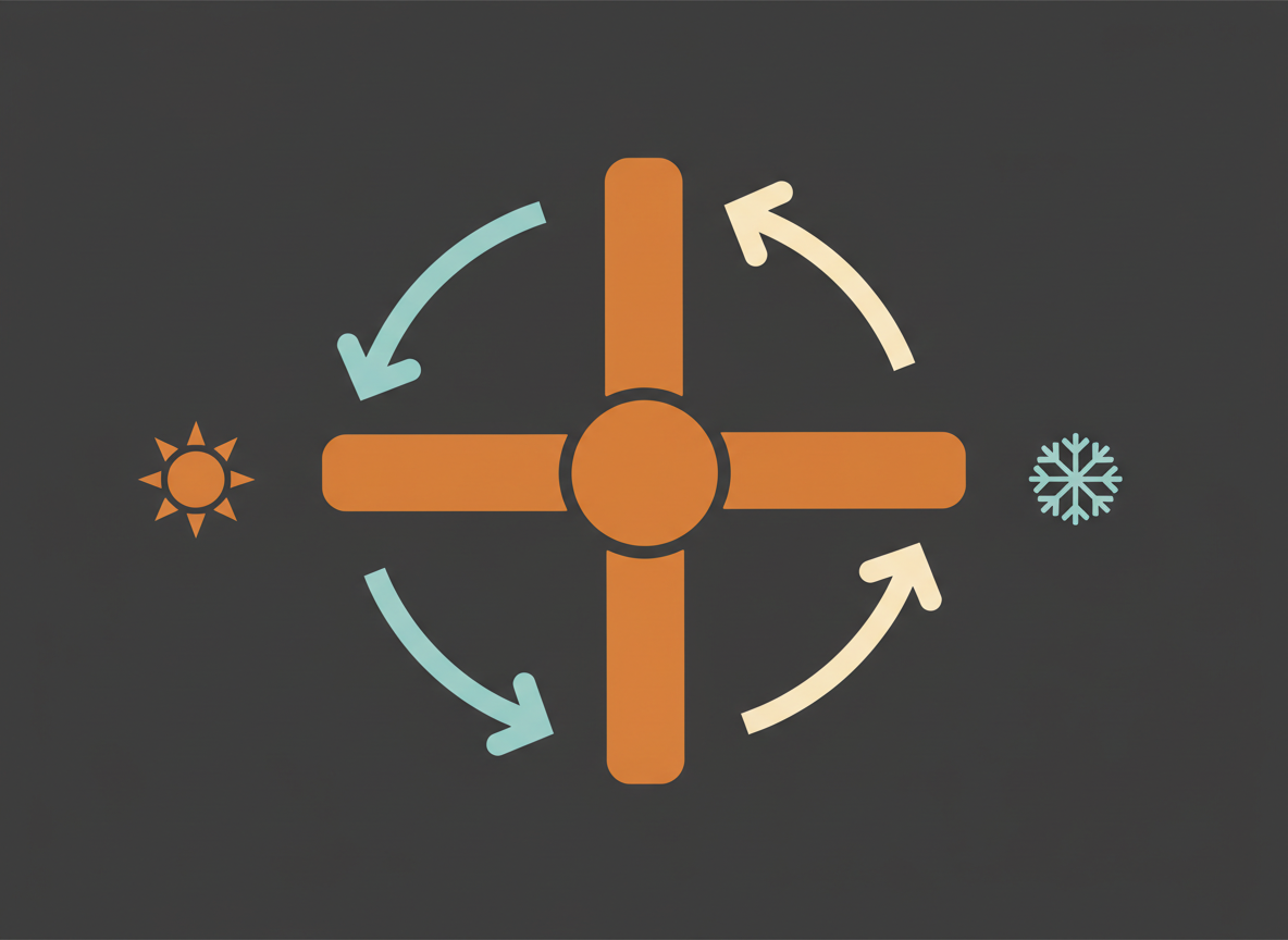 Ceiling Fan Direction: Summer vs. Winter