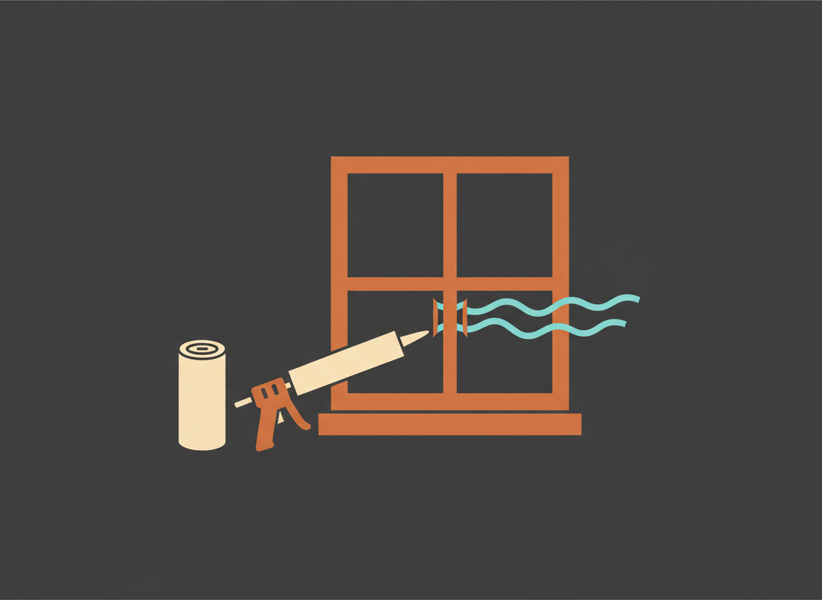How to Fix Drafty Windows and Doors: Weatherstripping and Caulk